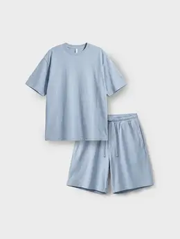 Комплект трикотажный фуфайка футболка шорты