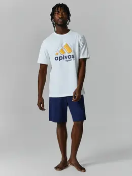 Комплект домашний мужской прямого кроя