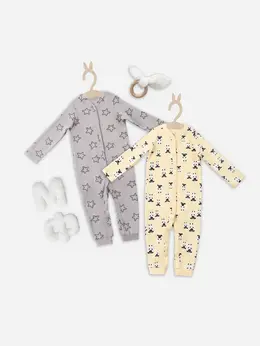 Комбинезон нательный детский в наборе, 2 шт Комбинезон нательный детский в наборе, 2 шт