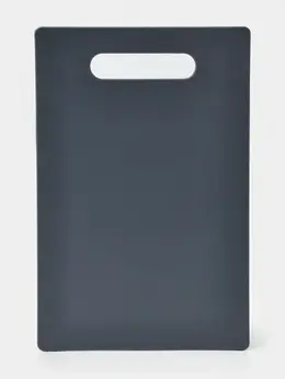 Доска разделочная, 28.5×18.7×0.3 см, пластик, графитовая