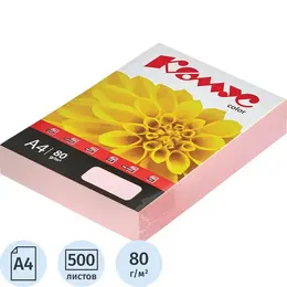 Бумага цветная для печати Комус Color розовая пастель (А4, 80 г/кв.м, 500 листов) Бумага цветная для печати Комус Color розовая пастель (А4, 80 г/кв.м, 500 листов)