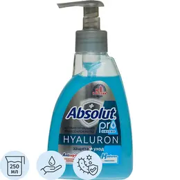 Крем-мыло Absolut Pro серебро+гиалурон антибактериальное 250 г