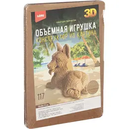 Конструктор картонный Lori Объемная игрушка Корги 117 деталей Конструктор картонный Lori Объемная игрушка Корги 117 деталей