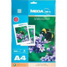 Фотобумага с магнитным слоем для цветной струйной печати ProMega jet односторонняя матовая А4 690 г/кв.м 2 листа