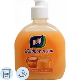 Мыло жидкое Help Молоко и мед 300 мл