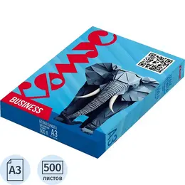 Бумага офисная Комус Документ Business А3 80 г/кв.м марка B 153 CIE (500 листов)