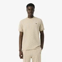 Мужская жаккардовая футболка Lacoste Мужская жаккардовая футболка Lacoste