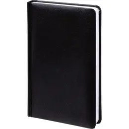 Ежедневник недатированный Attache балакрон А5 160 листов черный