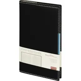 Еженедельник недатированный Bruno Visconti Metropol искусственная кожа A6 80 листов черный (3-492/03)