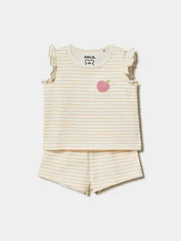 Комплект из блузки и шорт для малышей