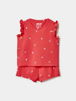 Комплект из блузки и шорт для малышей