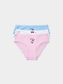 Набор из 3 трусов-слипов с принтом Hello Kitty для девочек