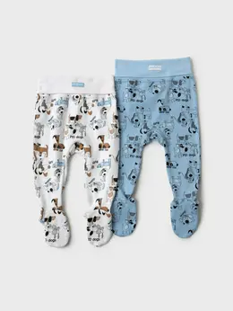 Ползунки для новорожденных 2 шт в комплекте