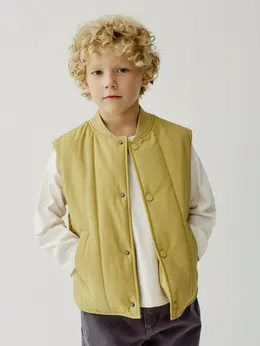 Стеганый дутый жилет для мальчиков