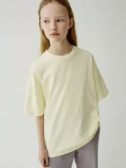 Базовая футболка оверсайз для девочек