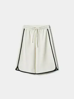 Удлиненные трикотажные шорты для девочек