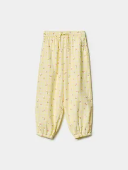 Брюки-аладдины из смесового льна