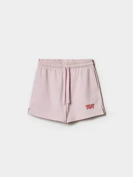 Трикотажные шорты с лампасами для девочек