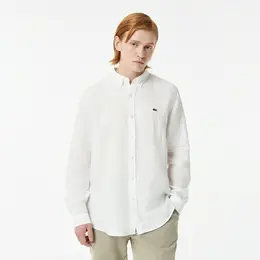 Мужская льнаная рубашка Lacoste