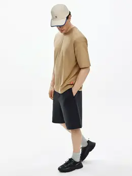 Трикотажные удлиненные шорты