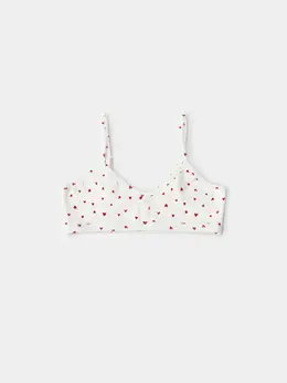 Трикотажный бюстгальтер с принтом для девочек