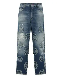 Джинсы Зауженные Philipp Plein