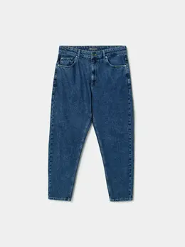 Свободные укороченные джинсы со средней посадкой