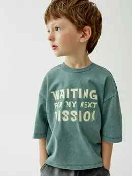 Футболка оверсайз с принтом для мальчиков