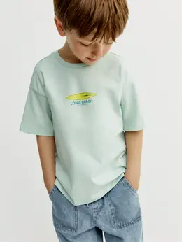 Футболка оверсайз с принтом для мальчиков