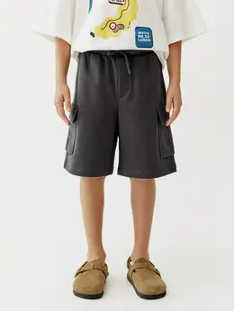 Трикотажные шорты-карго для мальчиков