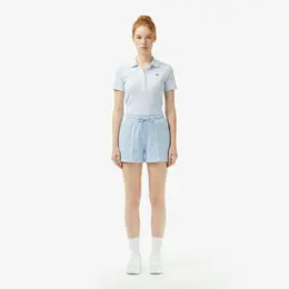 Женские хлопковые шорты Lacoste