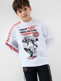 Свитшот для мальчика подростка на каждый день, оверсайз