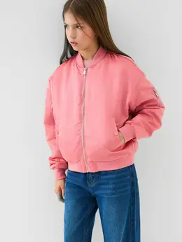 Бомбер для девочки подростка утеплённый