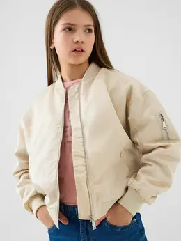 Бомбер для девочки подростка утеплённый