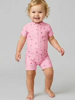 Комбинезон детский плавательный для девочки