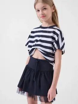 Юбка шорты трикотажные