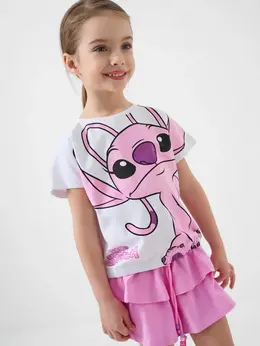 Комплект трикотажный джемпер футболка юбка шорты