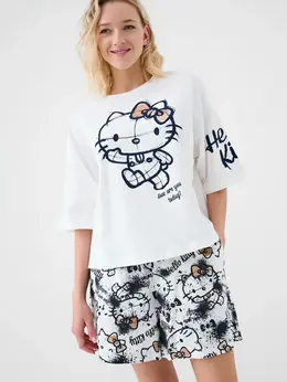 Комплект трикотажный фуфайка футболка шорты