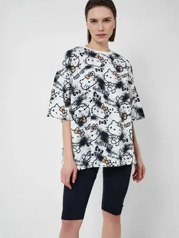 Комплект трикотажный фуфайка футболка брюки леггинсы