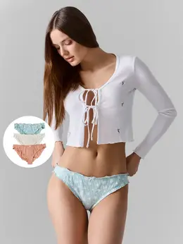 Трусы слипы женские в наборе, 3 шт