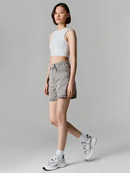 Шорты джинсовые женские серые