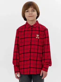 Рубашка для мальчиков в клетку