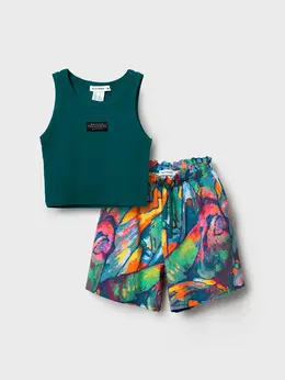 Комплект трикотажный майка шорты