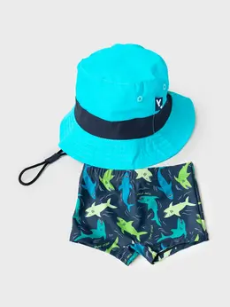 Комплект плавки шорты трикотажные панама