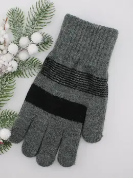 Перчатки мужские, вязанные