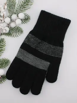 Перчатки мужские, вязанные