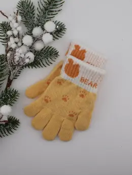 Перчатки детские, вязанные