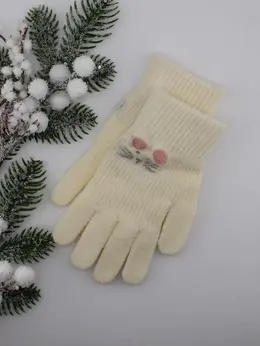 Перчатки детские, вязанные