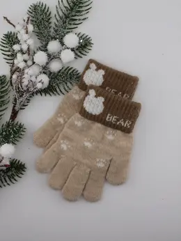 Перчатки детские, вязанные