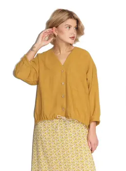 Блузон со шнуром